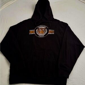 Princeton University Tigers black orange white logo pullover hoodie